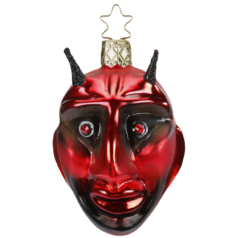 Krampus, Teufel 7,5cm Inge-Glas Christbaumschmuck Krampus, Teufel 7,5cm Inge-Glas Christbaumschmuck