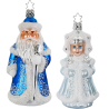 Abenteuer im Zauberwald Väterchen Frost & Schneeflöckchen, Inge-Glas Weihnachtsschmuck
