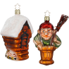 Abenteuer aus dem Zauberwald Hexe Baba Jaga - Inge-Glas Weihnachtsschmuck