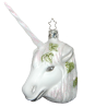 Einhorn Sternenstaub weiß 8,5cm Inge-Glas Manufaktur Unicorn Weihnachtsschmuck
