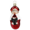 Kurrendeleiter rot 11,5cm Inge-Glas® Weihnachtsschmuck