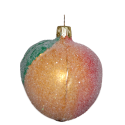 Apfel bezuckert 8cm Thüringer Glas Weihnachtsschmuck