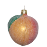 Apfel bezuckert 8cm Thüringer Glas Weihnachtsschmuck