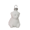 Teddybär 6cm glänzend/matt Thüringer Miniatur Weihnachtsschmuck Lauscha Glas