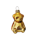 Teddybär 6cm glänzend/matt Thüringer Miniatur Weihnachtsschmuck Lauscha Glas