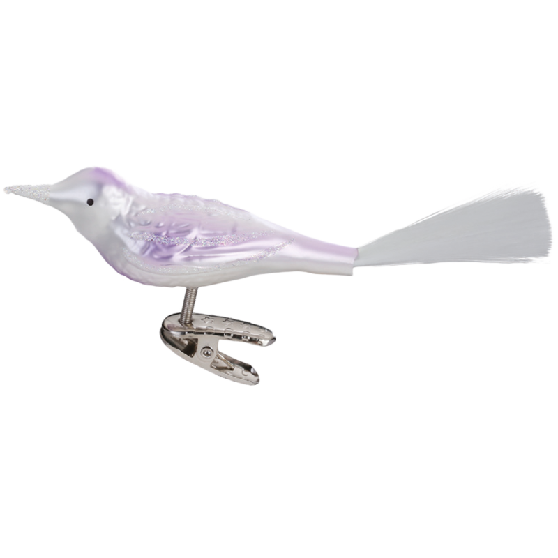 Lovebird 9,5cm Vogel Inge-Glas® Weihnachtsschmuck