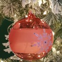 Weihnachtskugel hummer orange Ø8cm Thüringer Glas Weihnachtsschmuck