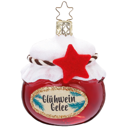 Glühwein Gellee 7cm Inge-Glas® Köstlichkeiten Weihnachtsschmuck
