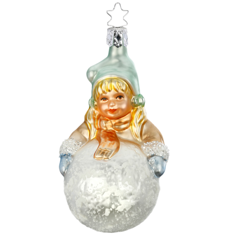 Sophies Schneeball 11cm Inge-Glas Manufaktur Silent Home Weihnachtsschmuck
