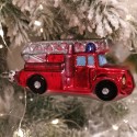Feuerwehr 11,5cm Schatzhauser Glas und Weihnachtsschmuck