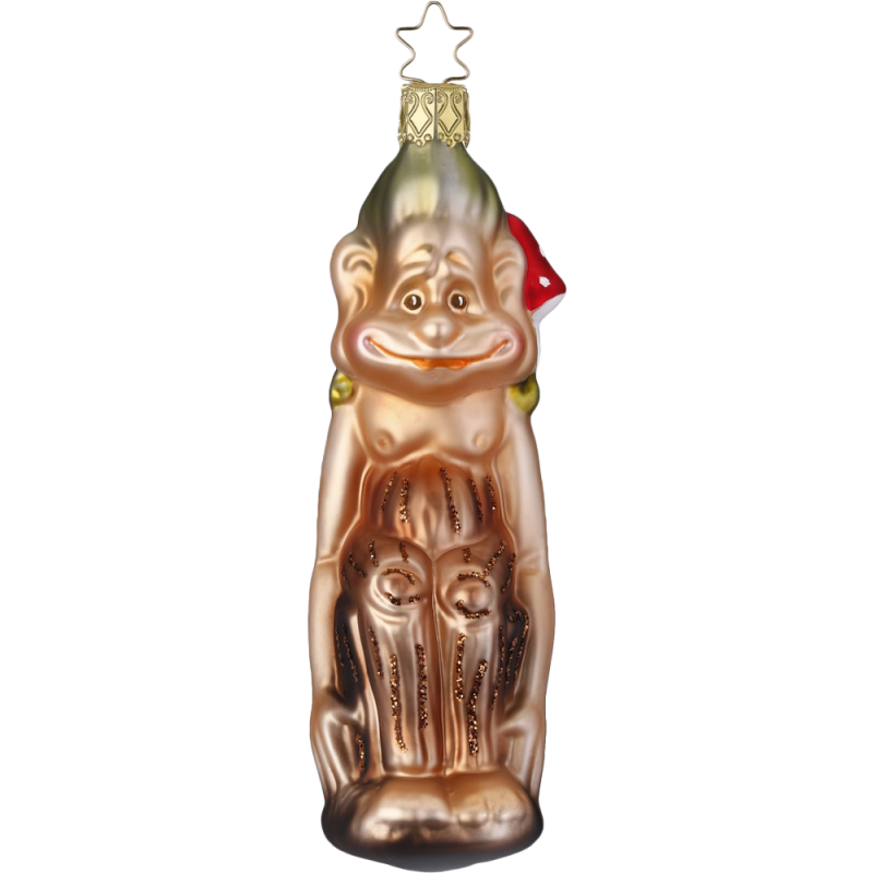 Gloigan Gnom aus der Anderswelt 13,5cm Inge-Glas®Schmuck Gnome und Feen