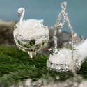 Schwan im Nest 9 cm Inge-Glas® Nostalgischer Weihnachtsschmuck