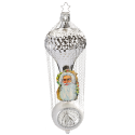 Waffelballon 15,5cm Inge-Glas® Nostalgischer Weihnachtsschmuck