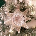 Sternreflex viktorianisch 10cm Inge-Glas® Nostalgischer Weihnachtsschmuck