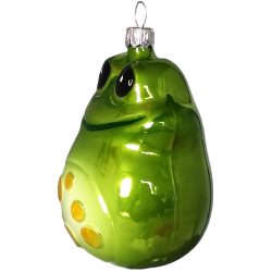 Fred Frosch 9cm grün Inge-Glas® Schmuck Weihnachtsschmuck