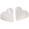 Schmetterlingsflügel  1 Paar gesteift Glasschmuck Christbaumschmuck