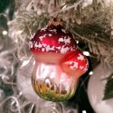 Fliegenpilz 7cm Schatzhauser Thüringer Glas und Weihnachtsschmuck