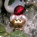 Santa der Künstler 11cm Schatzhauser Thüringer Glas und Weihnachtsschmuck