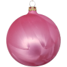 Weihnachtskugel rosa Schatzhauser Thüringer Glas und Weihnachtsschmuck