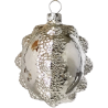 Glas Ornament Silberform 6,5cm Schatzhauser Thüringer Glas und Weihnachtsschmuck
