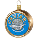 Kaviar 8,5cm Inge-Glas® Köstlichkeiten Weihnachtsschmuck