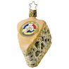 Roquefort Käse 8,5cm Inge-Glas® Köstlichkeiten Weihnachtsschmuck