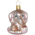 Ella Fant Elefant 7,5cm Inge-Glas® Manufaktur Weihnachtsschmuck