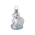 Baby Eisbär 6,5cm Inge-Glas Iceland Wonder World Weihnachtsschmuck