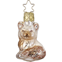 kleiner Fuchs, Mini Fuchs 5,5cm Inge-Glas® Miniaturen Weihnachtsschmuck