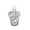 sanfter Elefant, Mini Elefant 5,5cm Inge-Glas® Miniaturen Weihnachtsschmuck
