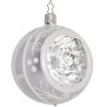 Spiegel Reflex Ø 8-10cm Silver Reflections Inge-Glas® Weihnachtskugeln