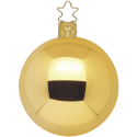 Christbaumkugeln gold inkagold glänzend Ø 6-15cm Inge-Glas® Manufaktur Weihnachtskugeln