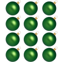 Christbaumkugeln fichtengrün matt Ø 6-12cm Inge-Glas® Manufaktur Weihnachtskugeln
