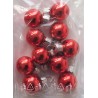 Mini-Kugeln, Spiegelbeeren Ø 2cm, 10er-Pack, rot glänzend, Thüringer Glasschmuck Christbaumschmuck