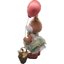 Blumen Hasenmädchen, Osterhasenkind 60cm mit Luftballon, Katherines Collection