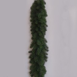 Kunst Tannengirlande Spritzguss  grün 270cm - Schatzhauser Fest- und Weihnachtsdeko
