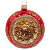 Reflexkugel rot glanz Ø 8cm Schatzhauser Thüringer Glas und Weihnachtsschmuck