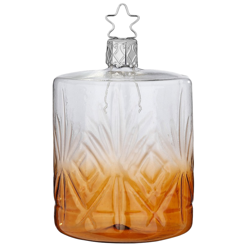 Whisky Glas 7,5cm Inge-Glas® Gentlemen's Club Weihnachtsschmuck