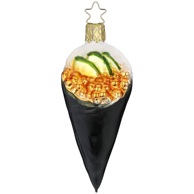 Sushi Temaki 10,5cm Inge-Glas® Weihnachtsschmuck