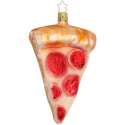 Pizza Salami 13cm Inge-Glas® Weihnachtsschmuck