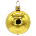 Christbaumkugeln gelbgold zitrone Ø 4cm - Ø 10cm glänzend Inge-Glas Weihnachtskugeln