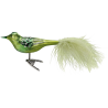 Green Bird Glasvogel 11cm Inge-Glas® Weihnachtsschmuck
