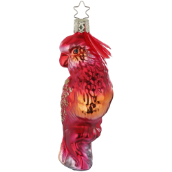 Feuervogel, Vogel 12cm Inge-Glas Weihnachtsschmuck