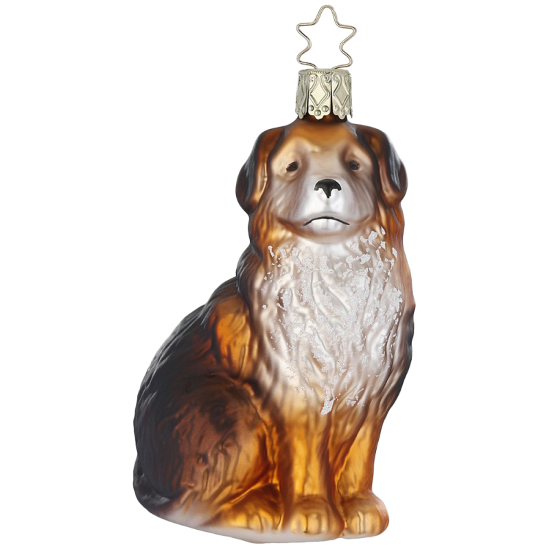 Berner Sennenhund 10,5cm Inge-Glas® Weihnachtsschmuck