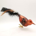 Vogel, Copper Bird 20cm Inge-Glas Schmuck, Weihnachtsschmuck