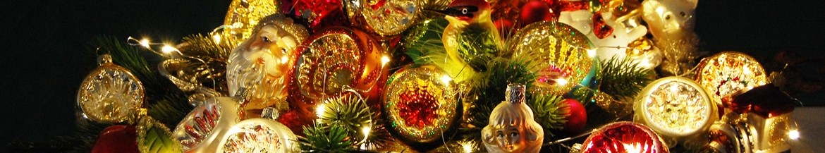 Christbaumschmuck - Weihnachtsbaumschmuck aus Glas